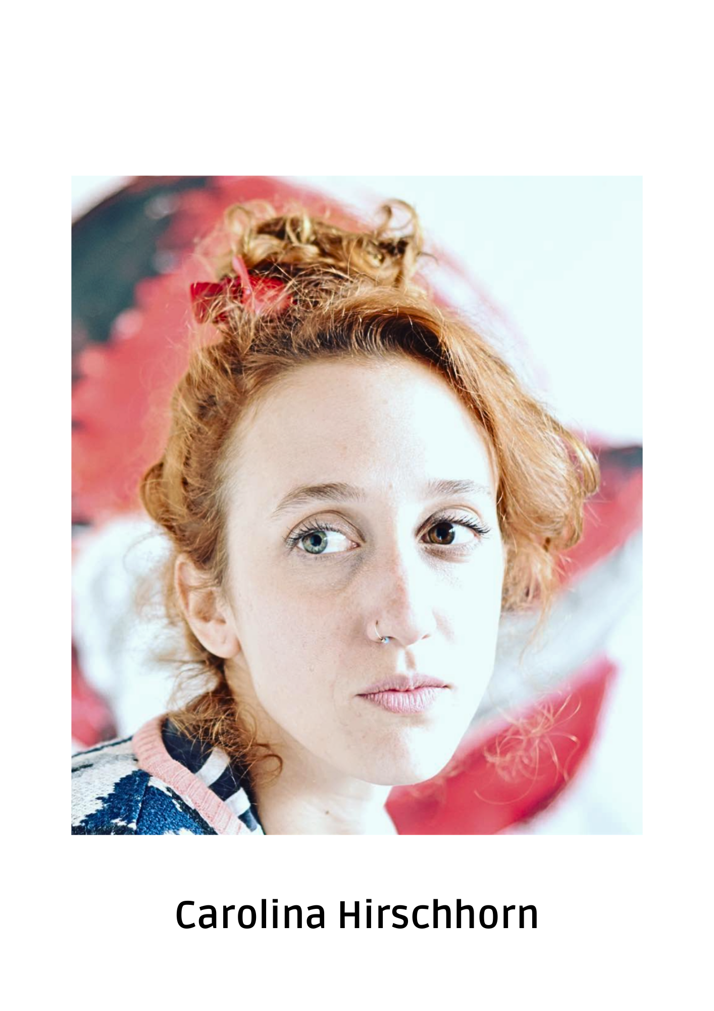 Retrato de Carolina Hirschhorn
