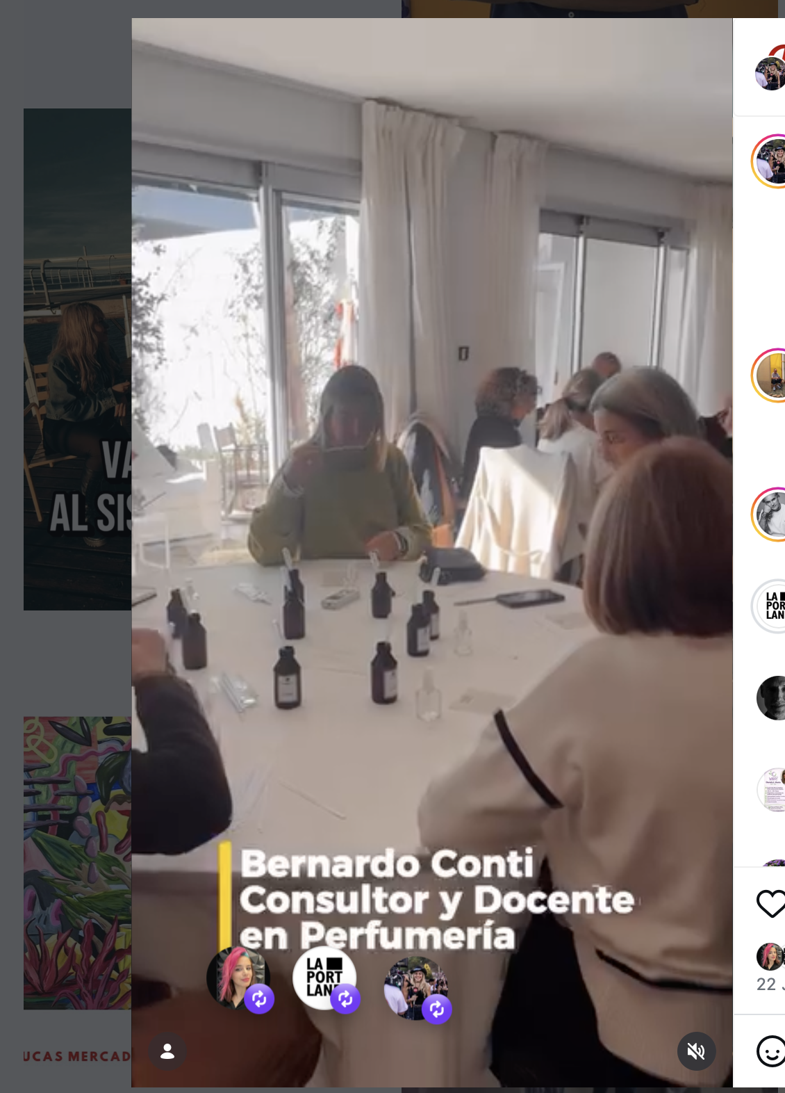 Curso de perfumería con Bernardo Conti