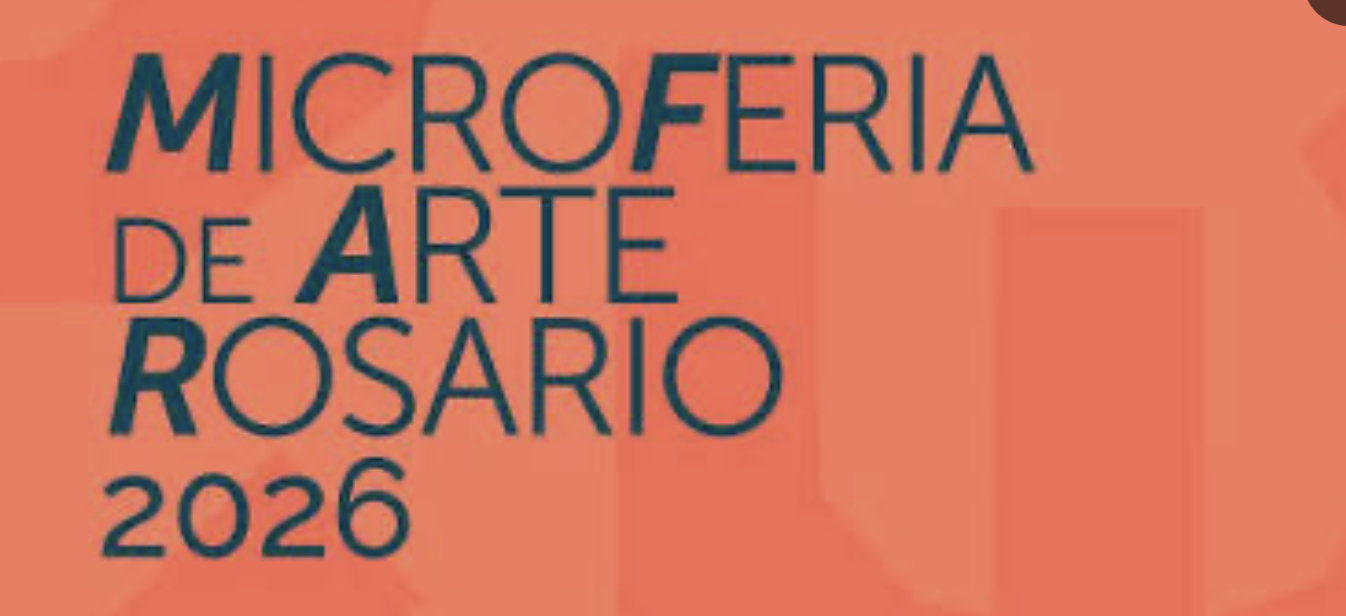 Afiche Microferia de arte Rosario 2026